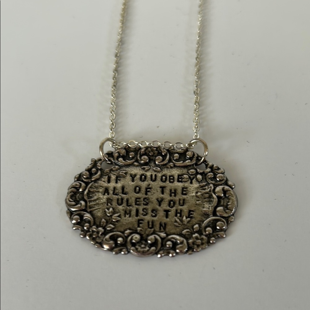 NWOT - Alisa Michelle Stamped Necklace